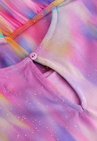 Next TIERED TULLE - Koktejlové šaty / šaty na párty - pink purple rainbow sparkle