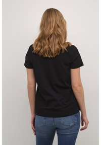 Culture T-shirt med print - black