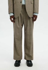 Selected Stoffhose - morel