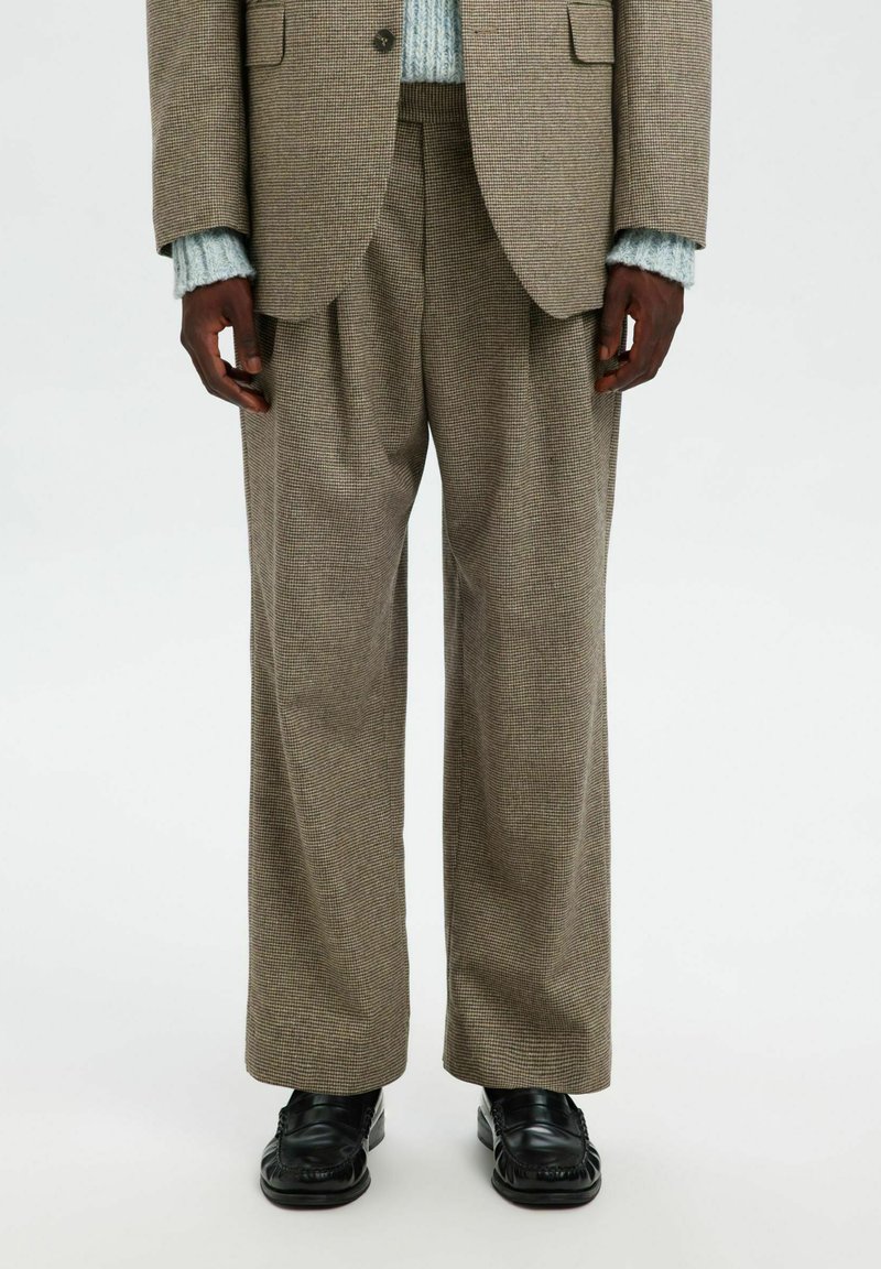 Selected Stoffhose - morel