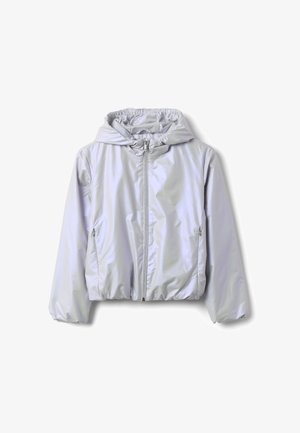 OVS, HOODED RAIN JACKET ZIP - Regenjas - light grey