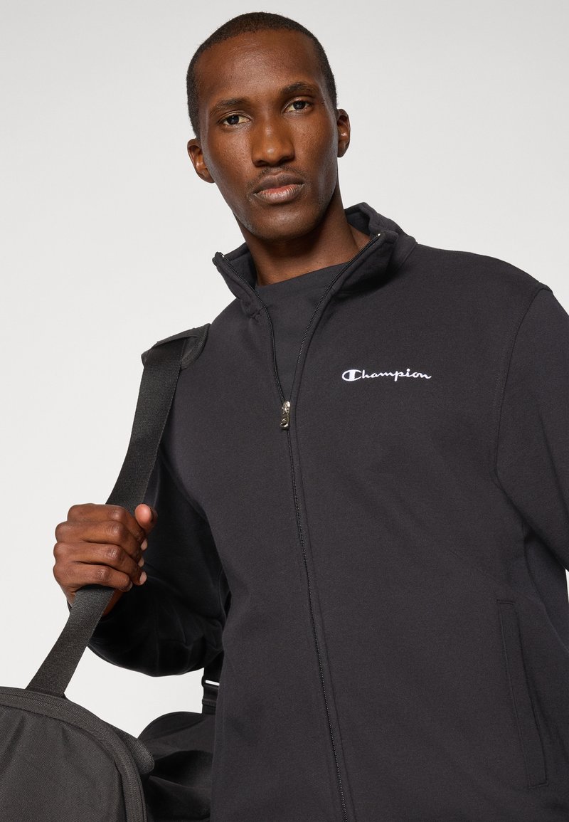 Champion ICONS CONTRAST FULL ZIP Sudadera con cremallera black