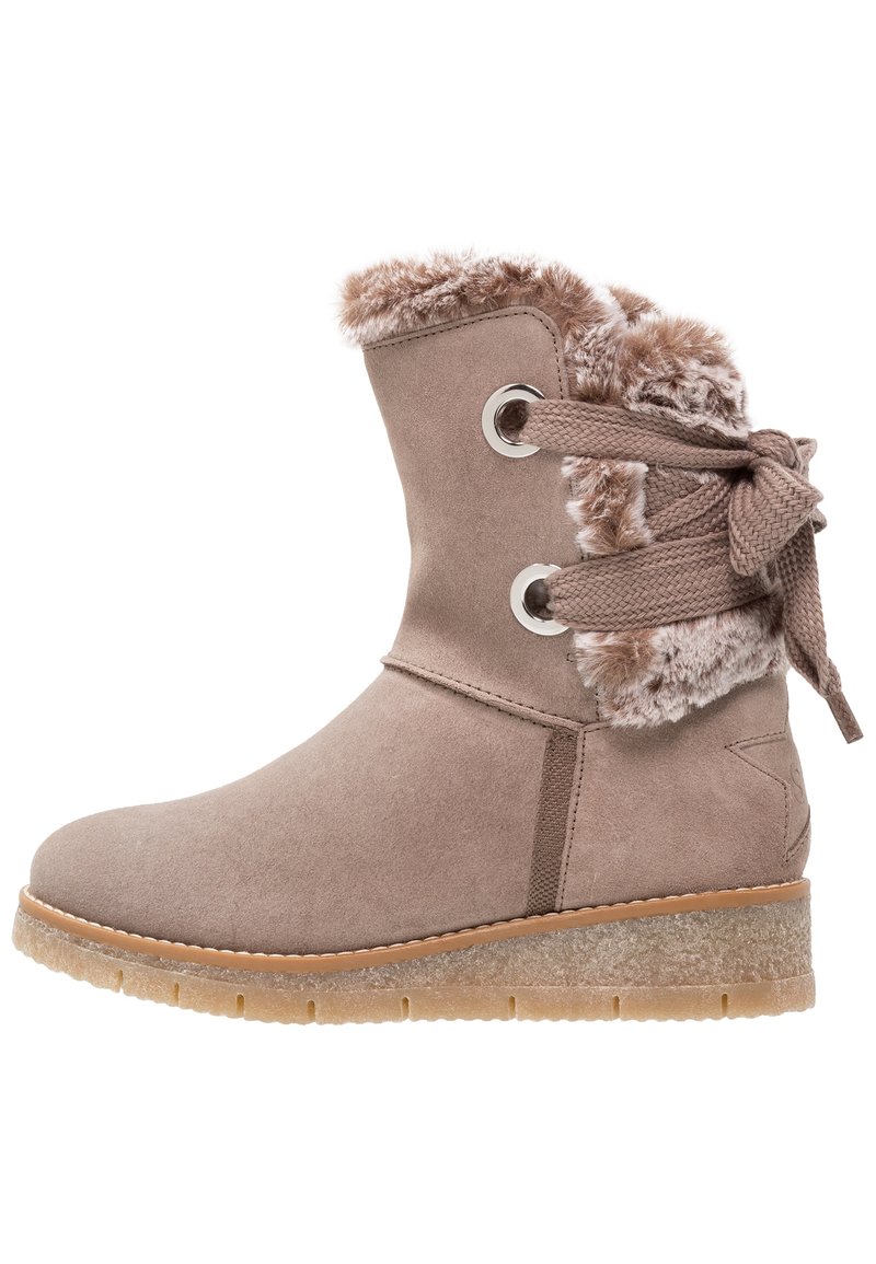 Keilstiefelette beige (Pre-owned) Zalando