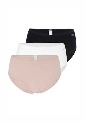 3ER-PACK SOFTFEELING - Slip - schwarz weiß skin