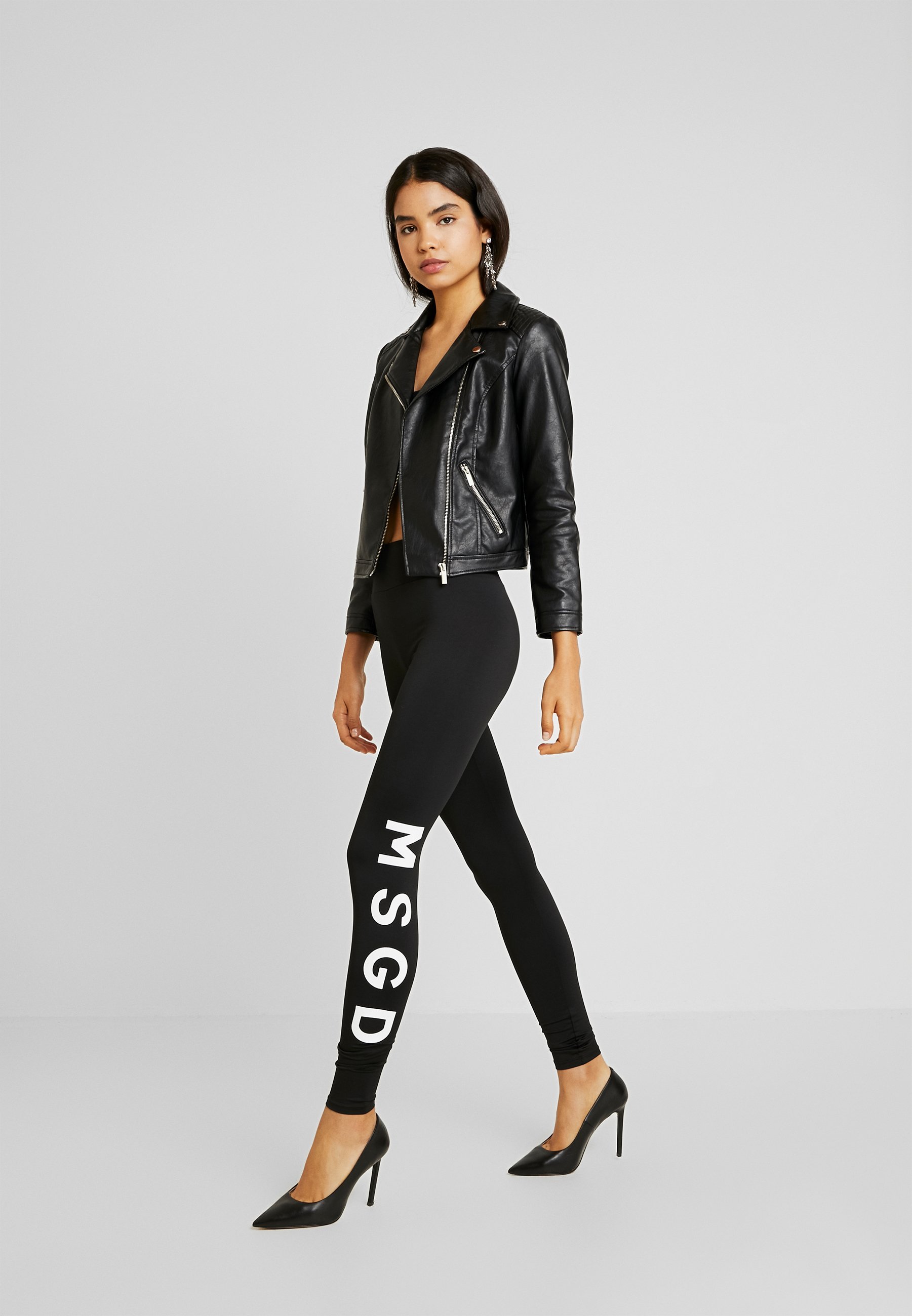 Missguided Tall MSGD STRAPPY CROP AND MSGD FULL LENGTH Missguided Full Length Jersey Leggings