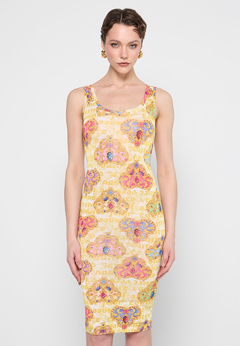 Versace Jeans Couture Jurk geel Versace Jeans Couture Jurk geel