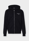 ESSENTIAL 1 ZIP HOODIE - Sweatjacke - black beauty