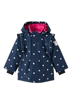 Cappotto invernale - mottled dark blue