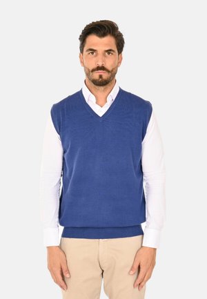 SCOLLO A V - Maglione - blu cobalto