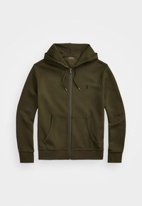 DOUBLE-KNIT FULL-ZIP HOODIE - Sweatjakke - company olive
