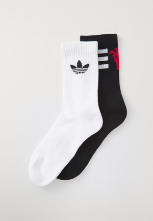 MUFC - MANCHESTER UNITED 3RD SOCKS 2PP - Športne nogavice - white/blackred