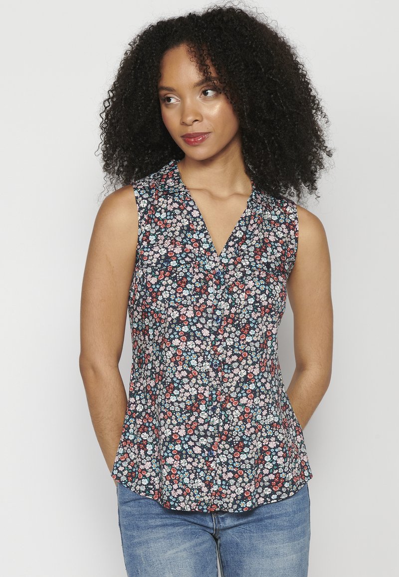 Koroshi STRAP - Bluza z gumbi - multicolor