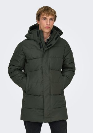 Only & Sons, ONSCARL QUILTED OTW - Зимно палто - peat