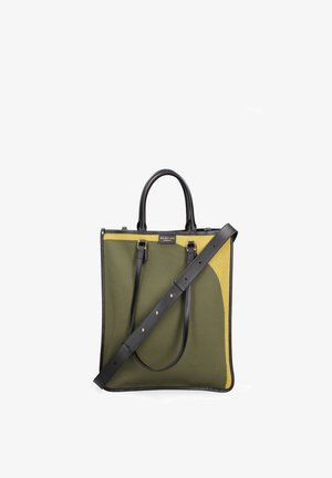 My Best Bag, ATENA - HAND BAG - Shopping Bag - green metallic gold solid