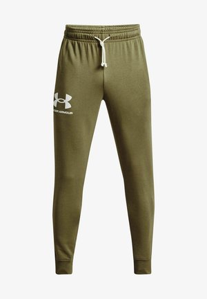 Under Armour, RIVAL TERRY, khaki