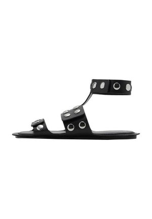 STUDDED - Sandali con cinturino - black