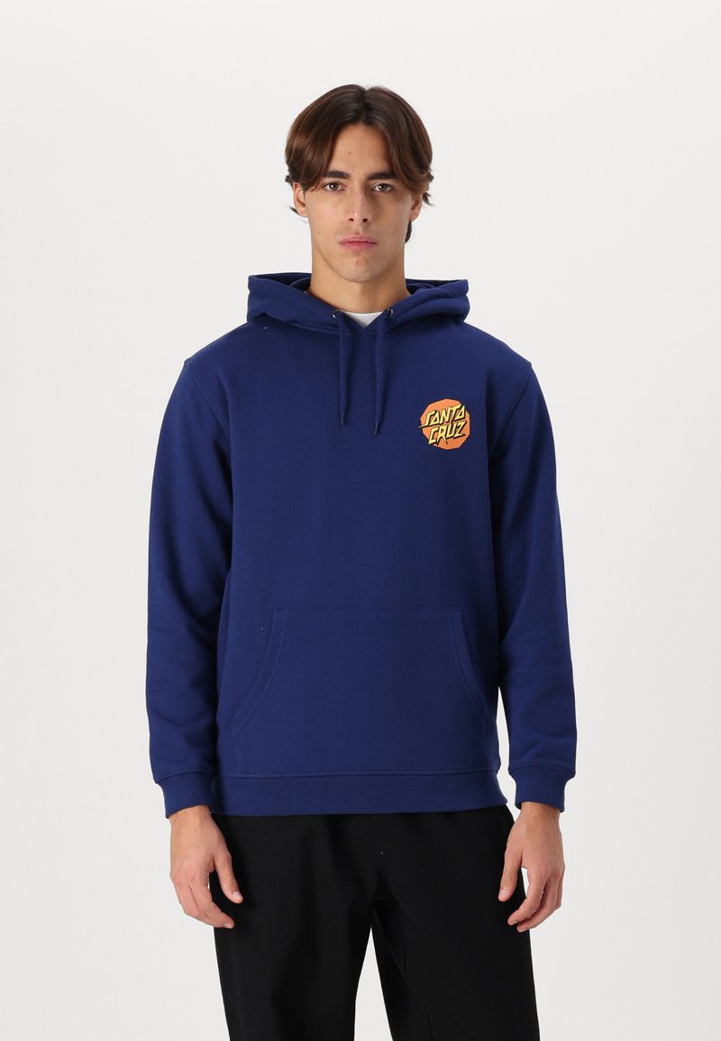 Santa Cruz MEEK SCRATCHED SLASHER HOOD UNISEX - Felpa - dark blue