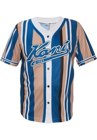 VARSITY STRIPED BASEBALL  - Cămașă - blue sand white