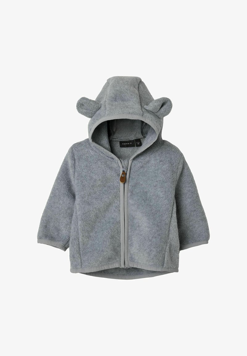 Name it Flísová bunda - grey melange