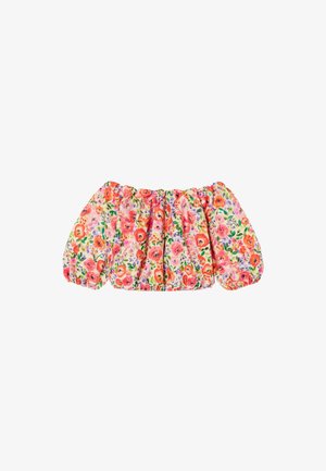 Promod, BLOUSE COURTE FLEURIE - Blouse - imprimé écru