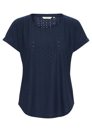 MIANNA  - T-shirt print - dress blues