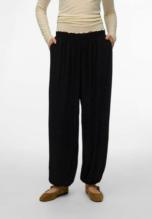 Vero Moda VMPERNILLE HOHE TAILLE - Pantalon classique - black