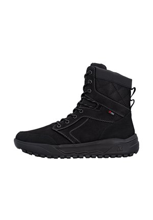 Lace-up ankle boots - schwarz