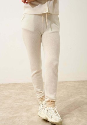 MARCELINE JOGGING - Träningsbyxor - sand ivory