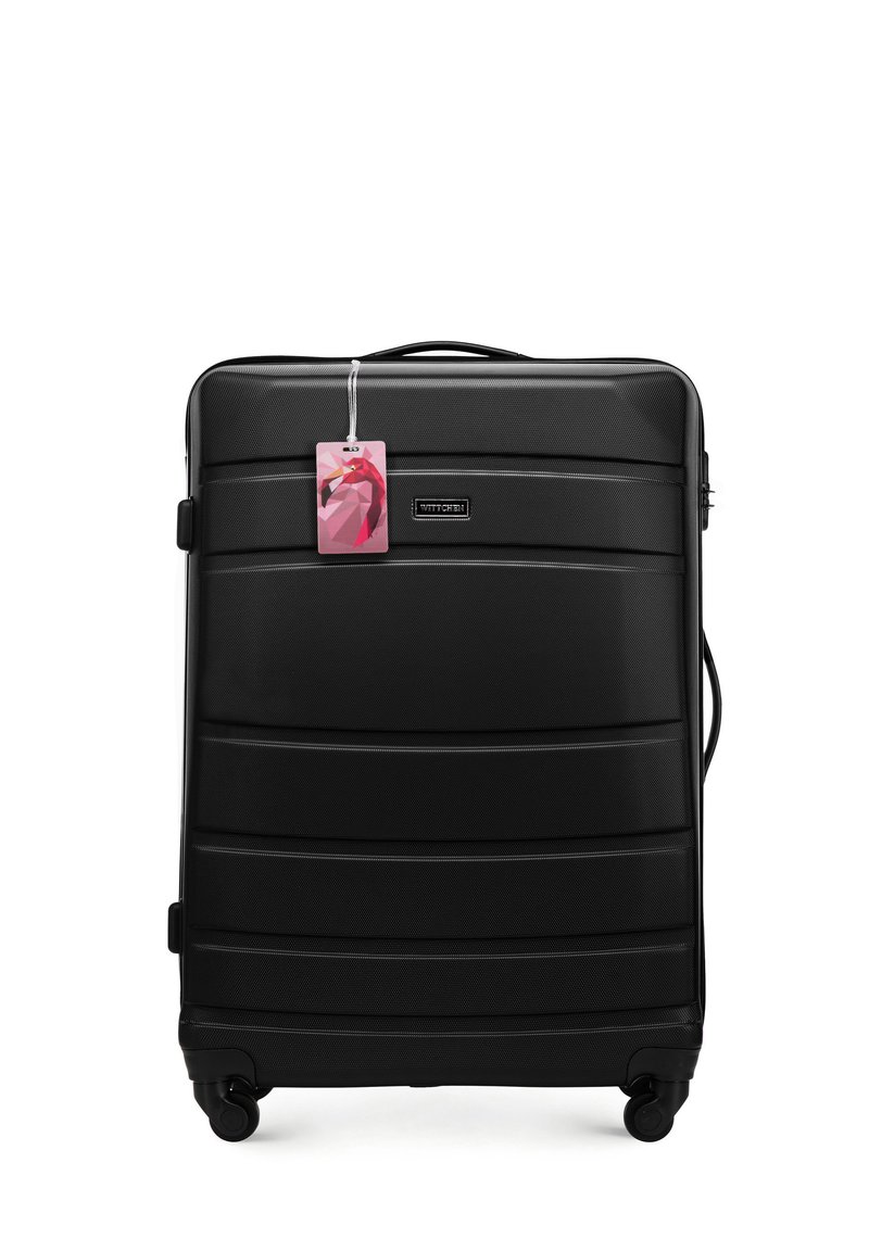 WITTCHEN LARGE SUITCASE WITH LUGGAGE TAG FROM ABS - Valise à roulettes - black