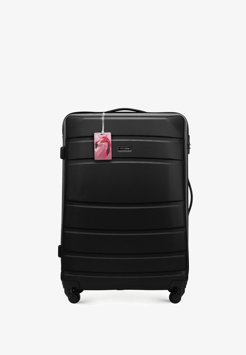 WITTCHEN LARGE SUITCASE WITH LUGGAGE TAG FROM ABS - Trolley - black