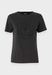 Print T-shirt - black