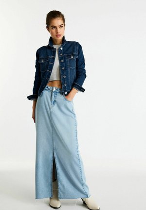 Denimová bunda - dark blue wash
