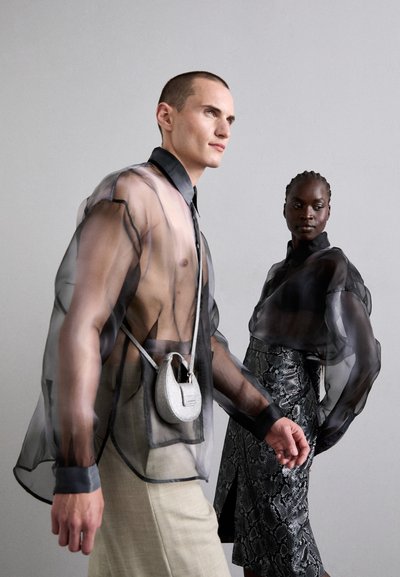 Henrik Vibskov BIG UNISEX - Skjortebluse - grey blur