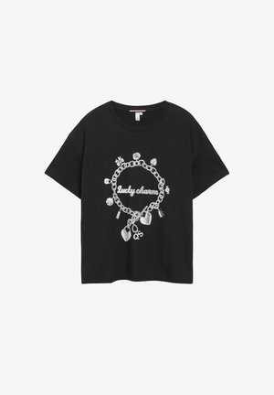 QS, T-SHIRT - T-shirt imprimé - schwarz