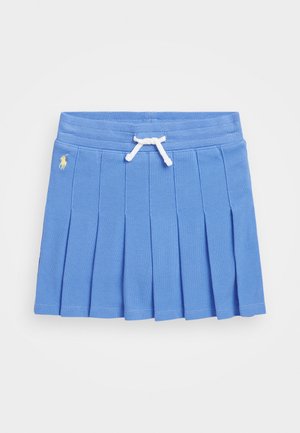 Polo Ralph Lauren PLEATED STRETCH MESH SKORT - Minihame - harbor island blue/oasis yellow