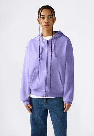 FULL ZIP ICONS TONAL - Felpa con zip - lilac