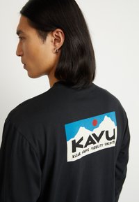 KAVU ETCH ART - Top s dlhým rukávom - black