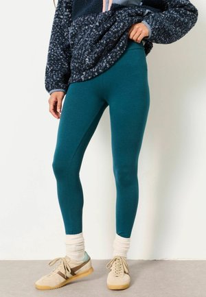FatFace, TALL FIT - HIGH RISE LEGGING - Leggings - Trousers - teal blue