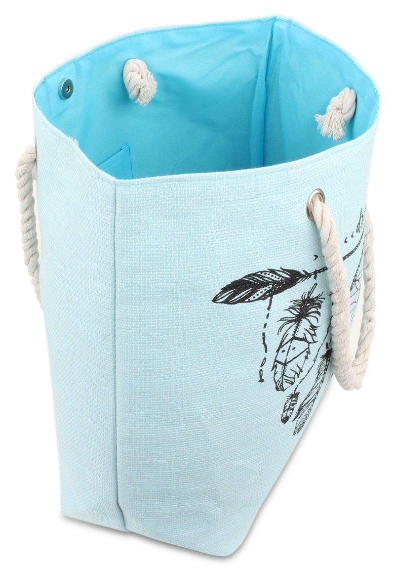 Damen Handtaschen | Normani BEACH BAG Shopping Bag light blue, anthracite/hellblau - YF96049 Damen Handtaschen | Normani BEACH BAG Shopping Bag light blue, anthracite/hellblau - YF96049