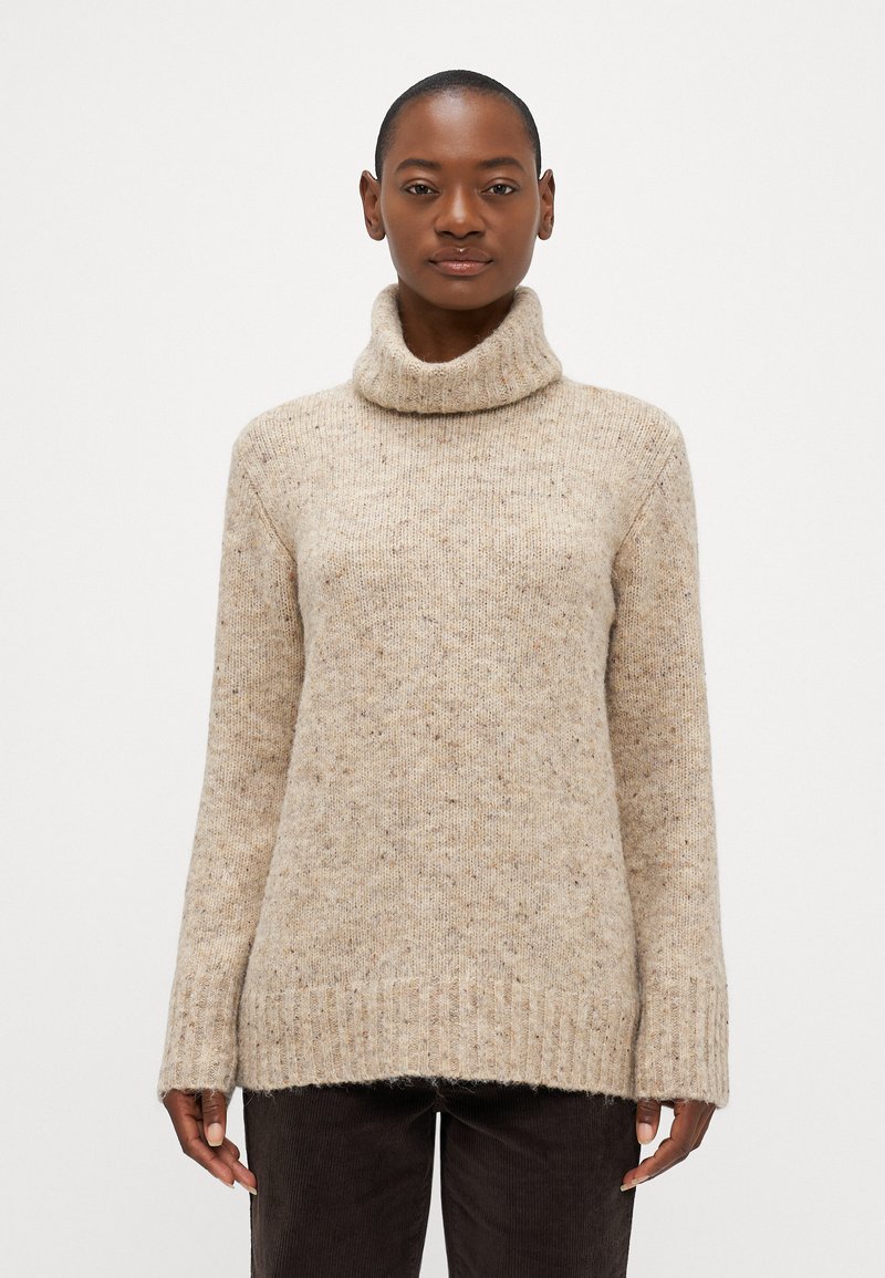 Vero Moda Petite VMINGRID COWLNECK - Vesta - silver mink melange