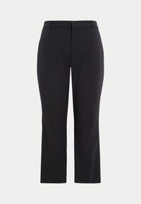 DOUBLE FACED STRETCH COTTON PANT - Tygbyxor - black