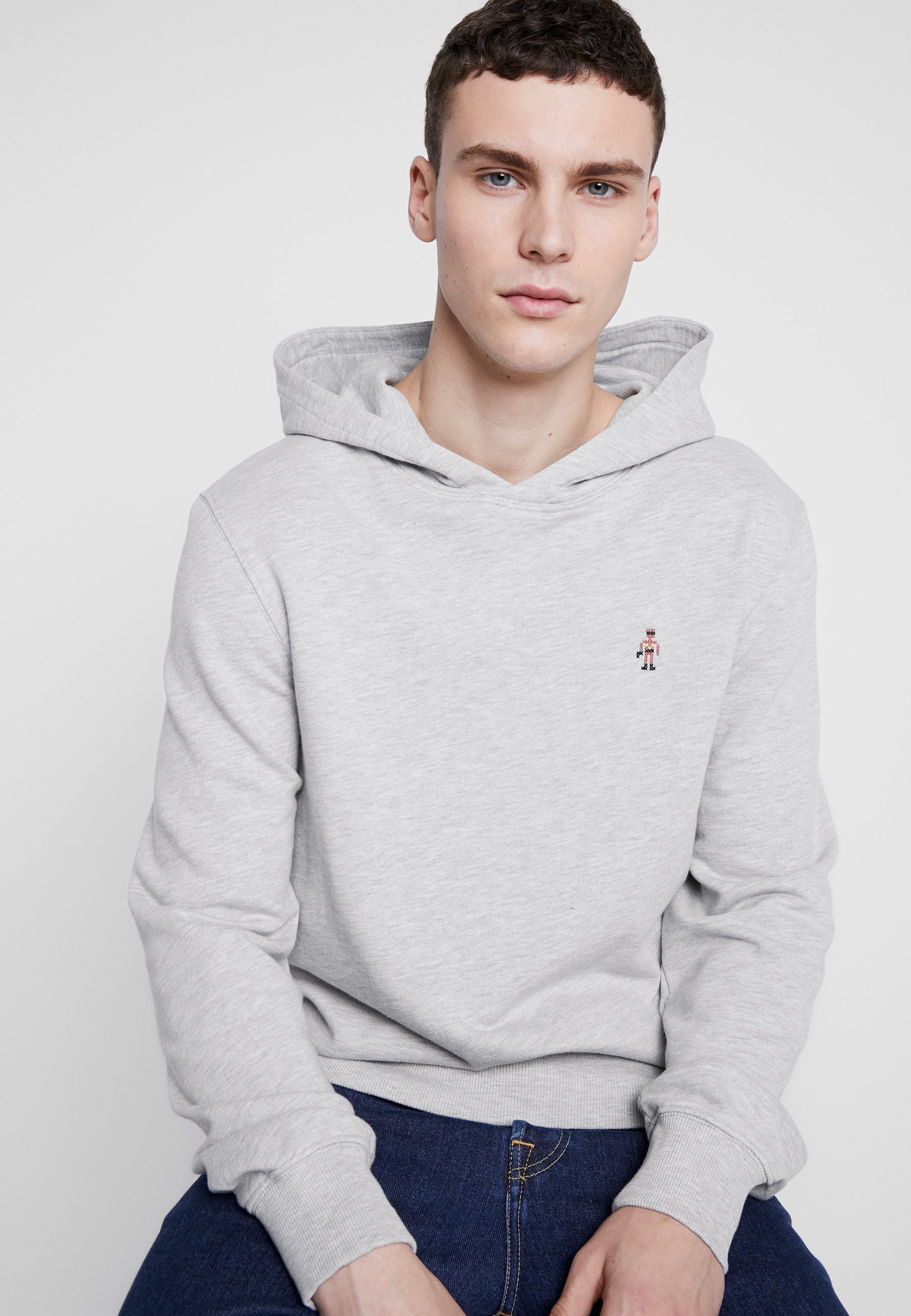 RVLT HOODIE Kapuzenpullover light grey RVLT HOODIE Kapuzenpullover light grey