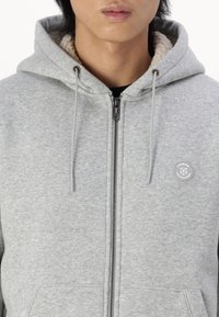 Jack & Jones Felpa con cappuccio - mottled light grey