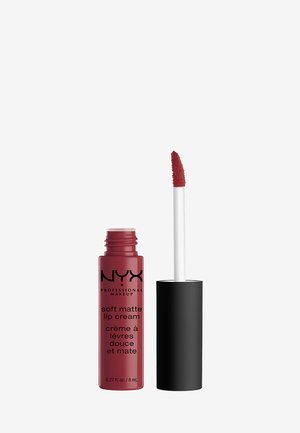 NYX PROFESSIONAL MAKEUP SOFT MATTE LIP CREAM - FLÜSSIGER LIPPENSTIFT MIT HOHER PIGMENTIERUNG UND CREMIGEM, MATTEM FINISH, VEGANE FORMEL, FARBTON: ABU DHABI - Flytande läppstift - 25 budapest