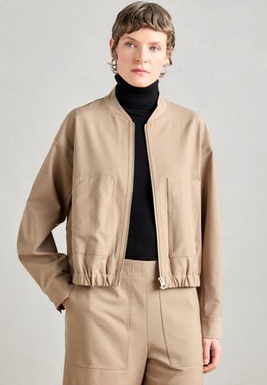 BLOUSON PATCH POCKETS ZIP - Bomberjakke - dusty earth
