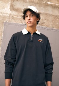 Nike Sportswear TREND RUGBY - Sweatshirt - black/sail