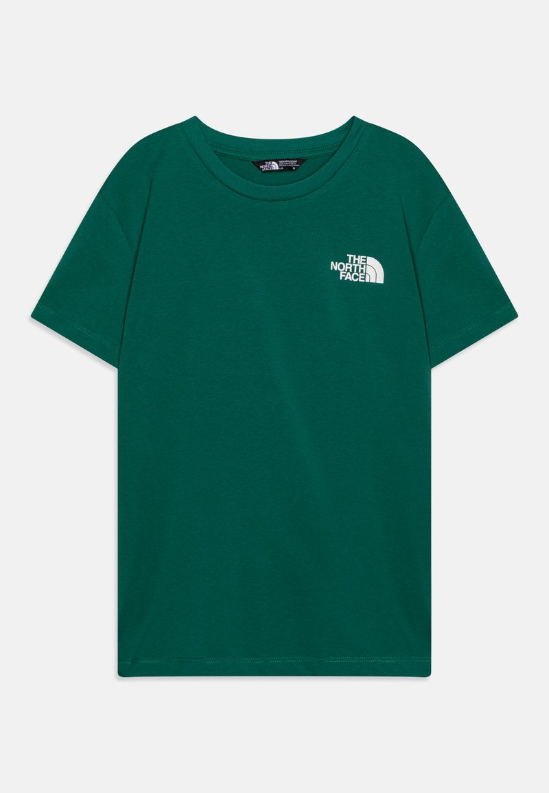 The North Face TEEN SIMPLE DOME REGULAR TEE - Marškinėliai su spaudiniu - evergreen