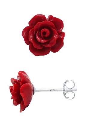 Earrings - rouge