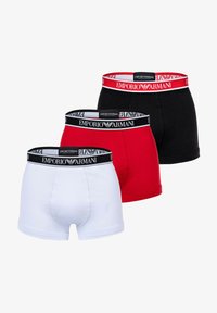 No seleccionado, weiß schwarz rot