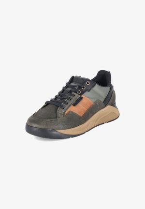 Bullboxer, BULLBOXER SCHNÜRHALBSCHUHE - SPORTBODEN 7CI0100101 9721 LOW SNEAKER - Sneaker low - grün- khaki